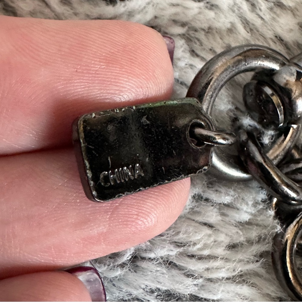 Coach Embroidered Skull Keychain Fob - Picture 8 of 11